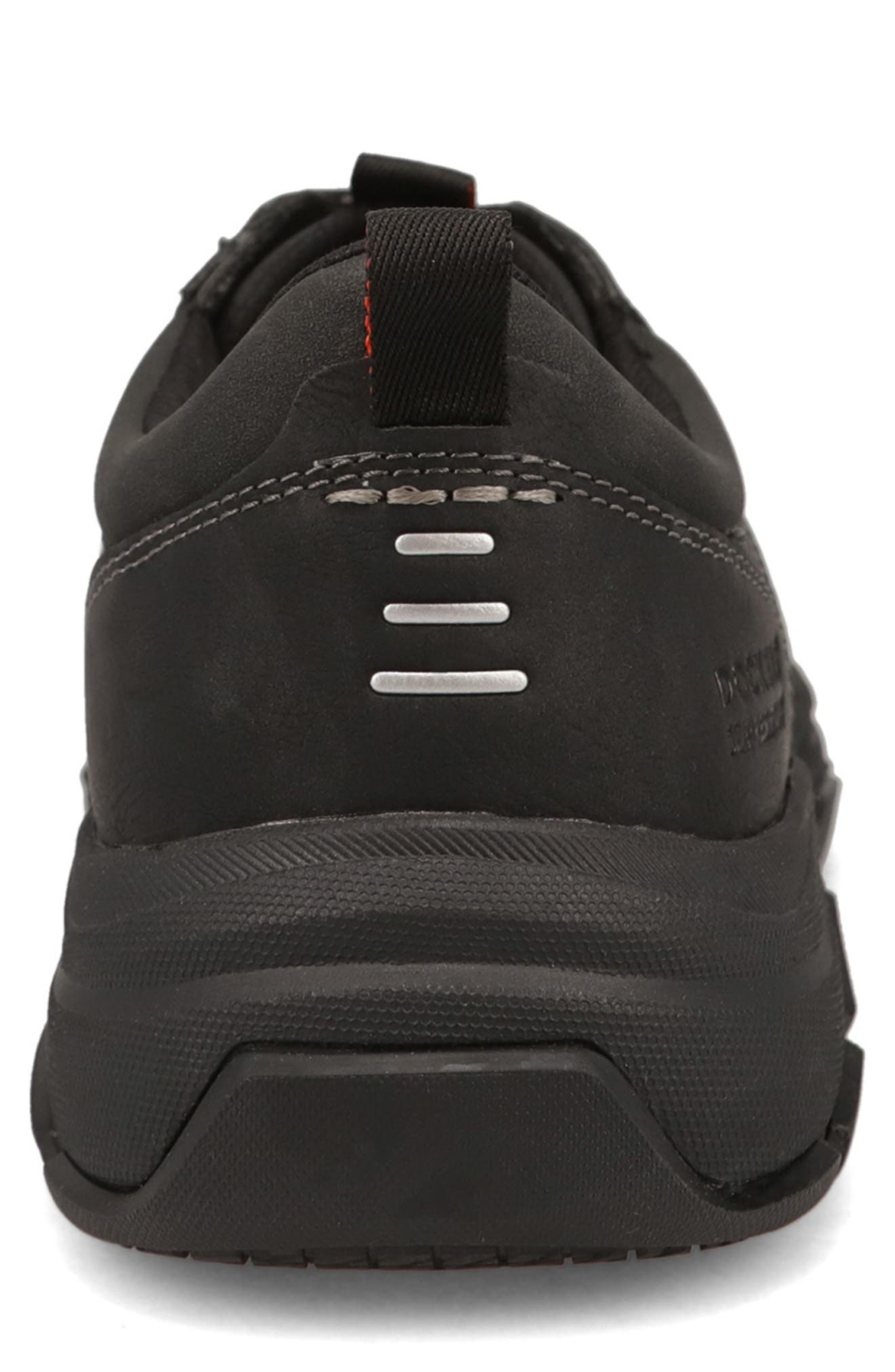 Rutherford Leather Sneaker, Alternate, color, BLACK