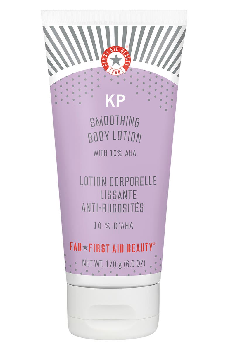 First Aid Beauty KP Smoothing Body Lotion with 10% AHA, Main, color,