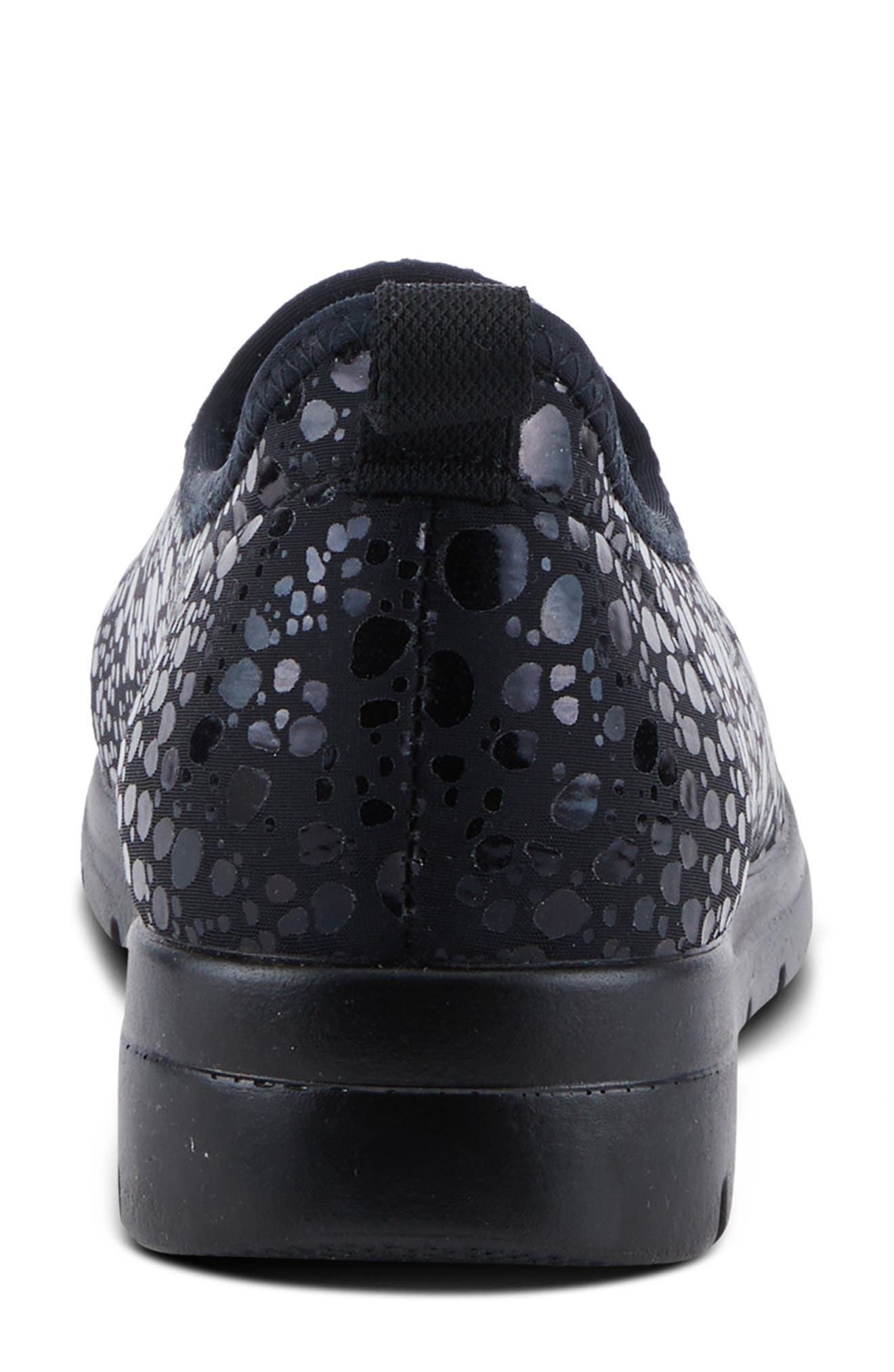 Anisia Slip-On Sneaker, Alternate, color, BLACK CROCO