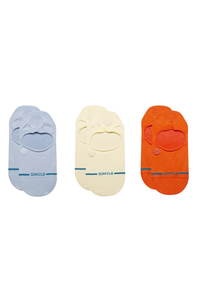 Stance Icon Assorted 3-Pack No Show Socks, Main, color, Periwinkle