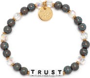 Little Words Project Trust Beaded Stretch Bracelet