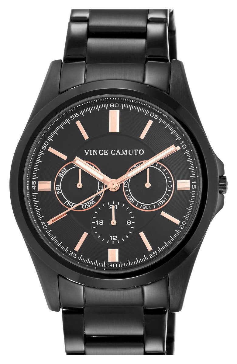 Vince Camuto Chronograph Bracelet Watch, 42mm, Main, color, 