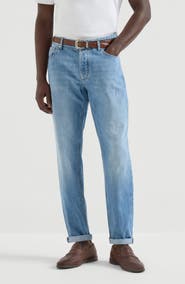 Brunello Cucinelli Lightweight denim trousers
