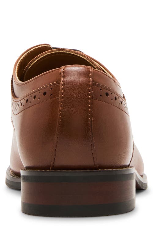 Steve Madden Puntic Cap Toe Derby In Brown