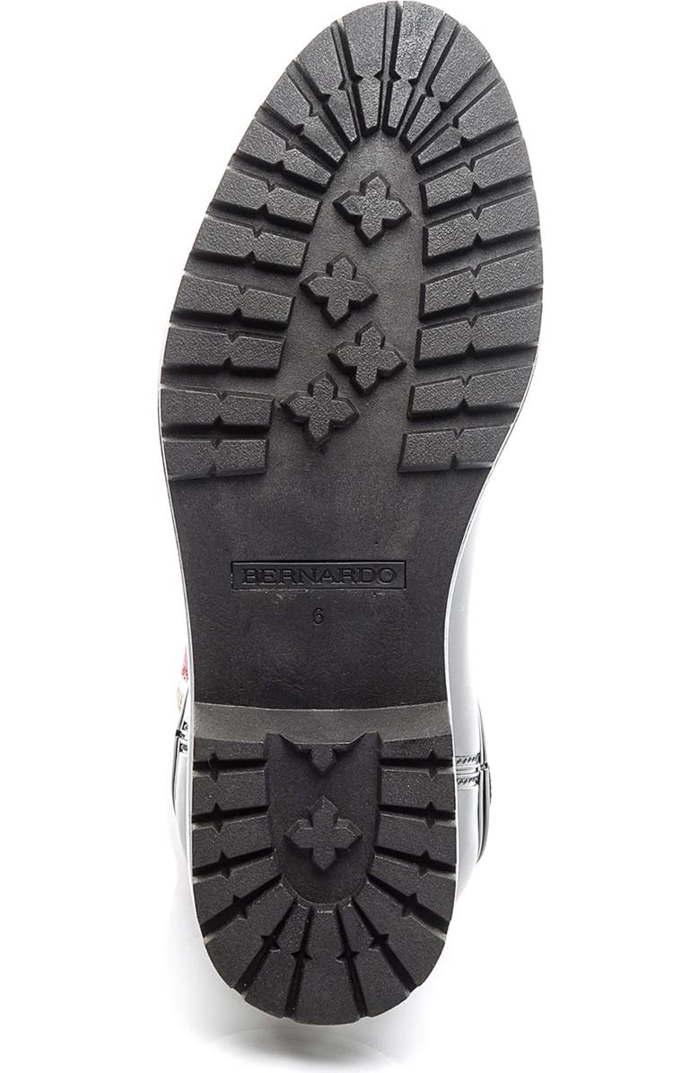 Bernardo Footwear Zip Rain Boot, Alternate, color,