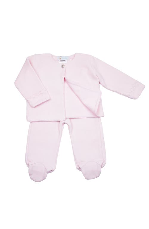 Cuclie Babies'  Hand Smocked Layette Set In Neutral