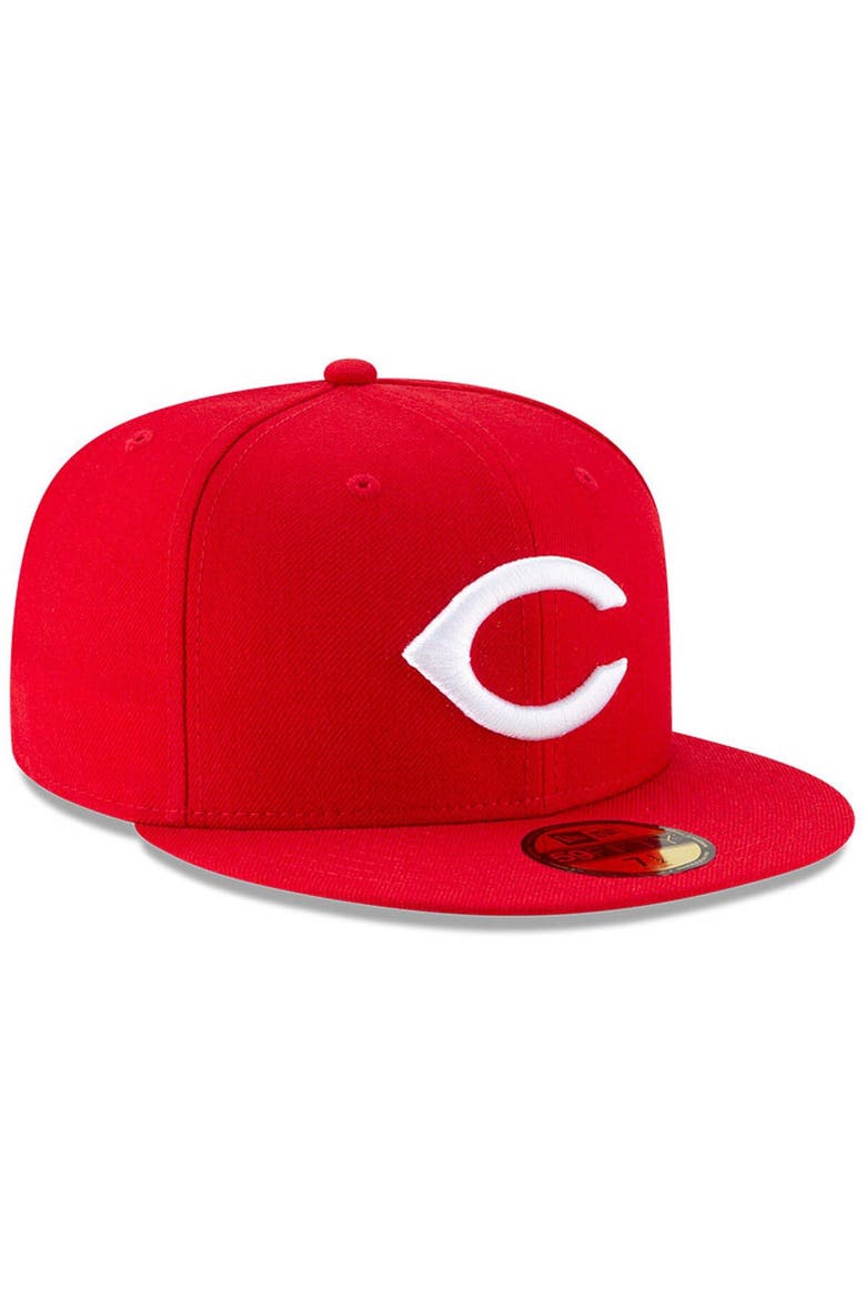 Men's New Era Red Cincinnati Reds 1990 World Series Wool 59FIFTY Fitted Hat, Alternate, color, Red