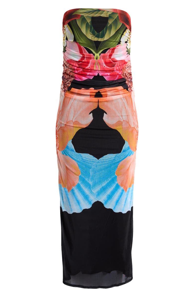 AFRM Bevin Mesh Maxi Skirt, Alternate, color, 