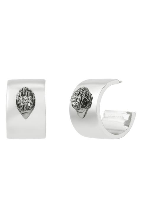 Eagle Hoop Earrings
