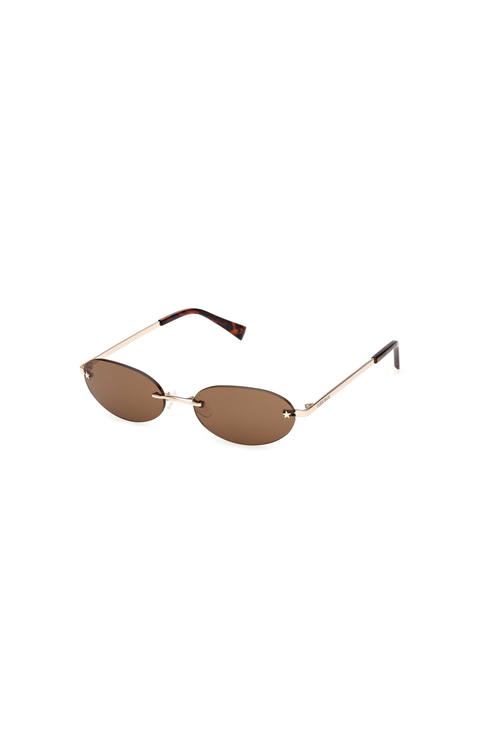 Small Oval Metal Sunglasses