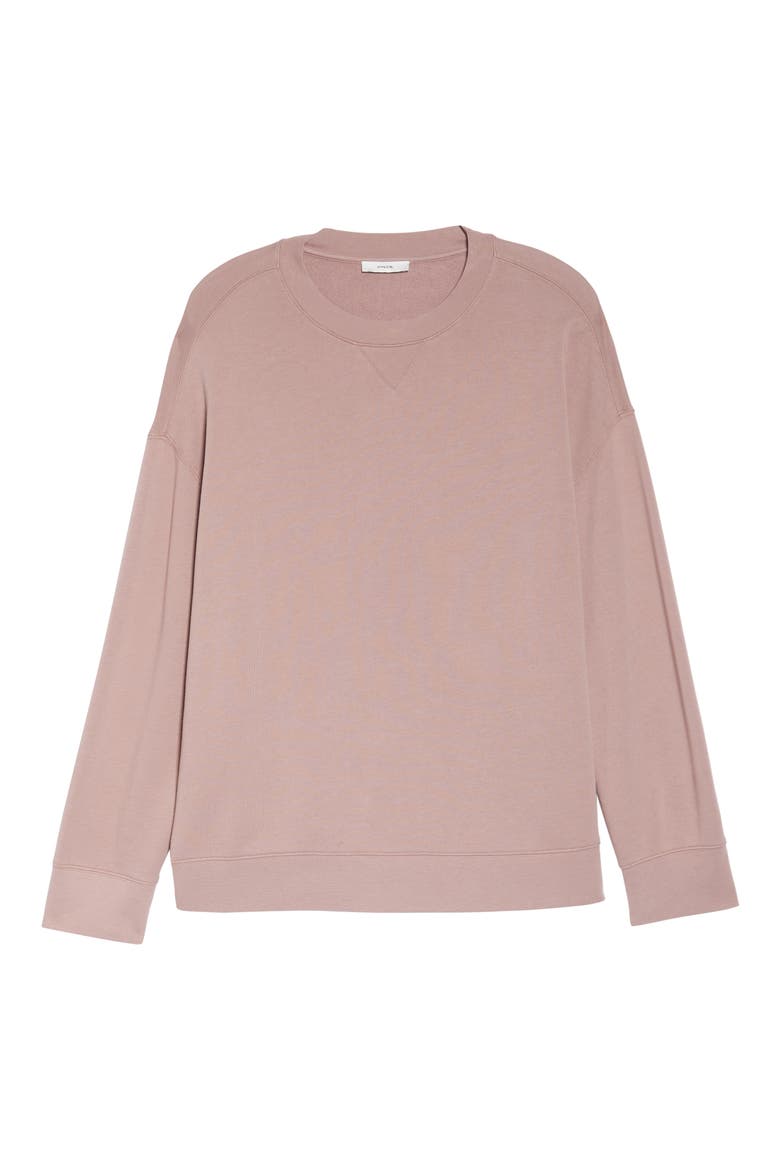Essential Relaxed Sweatshirt, Alternate, color, PINK SHELL