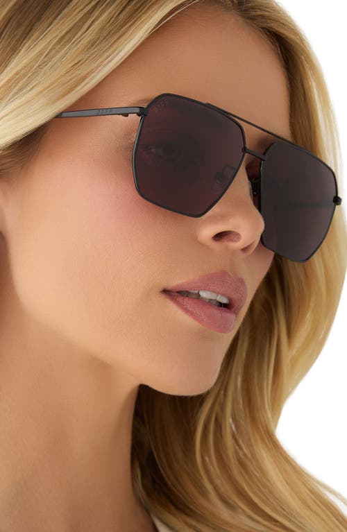 Diff Berkely 59mm Gradient Navigator Sunglasses In Brown