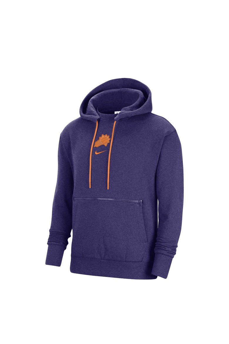 Men's Nike Heather Purple Phoenix Suns Courtside Versus Flight Pullover Hoodie, Alternate, color, Heather Purple