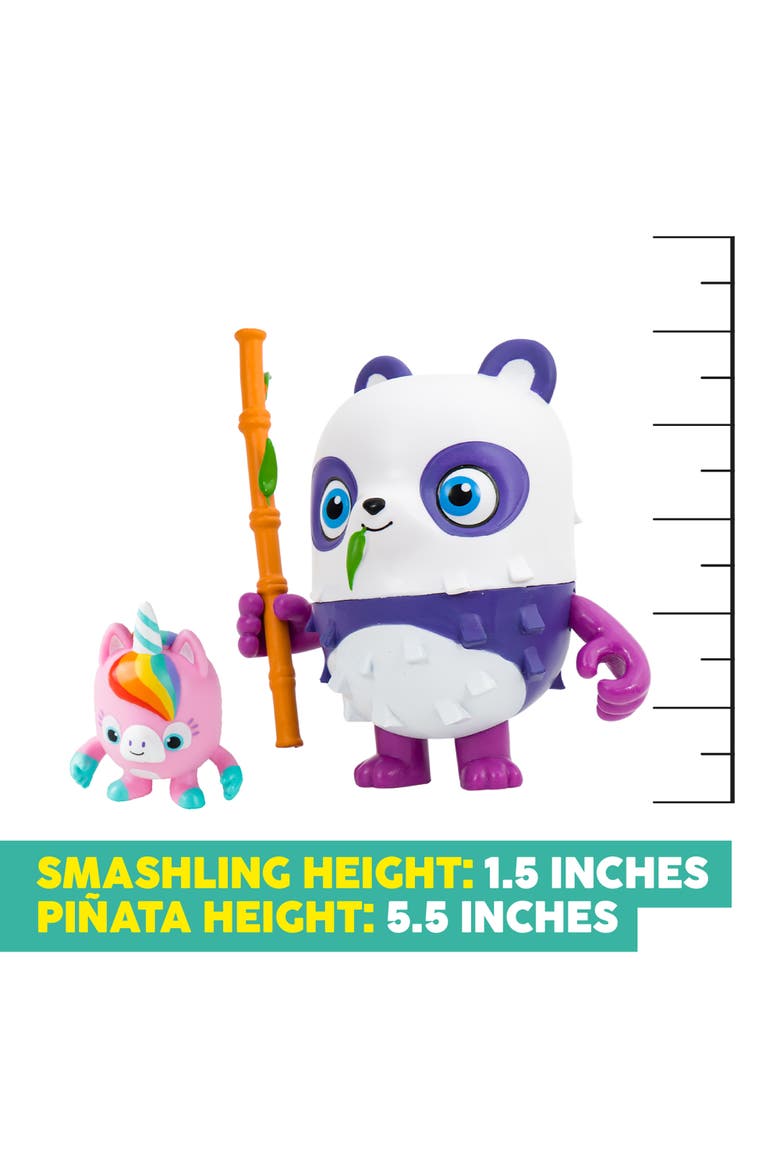 Pinata Box Sana The Panda 5" Pinata Character W/ Stick, Alternate, color, Multicolored