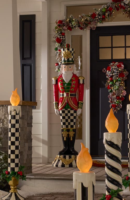 Mackenzie-childs Mackenzie Childs Classic Courtly Trophy Nutcracker In Multi