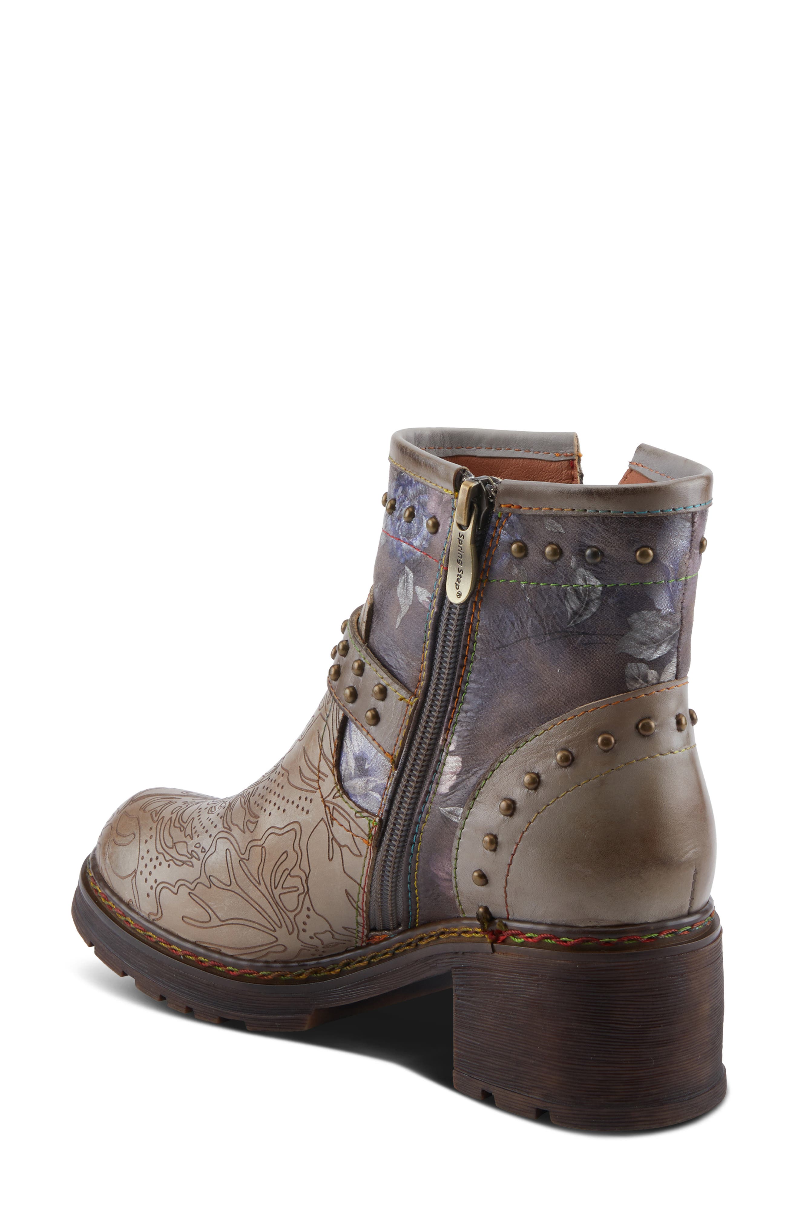 L'Artiste by Spring Step Branchout Platform Bootie, Alternate, color, Grey Multi