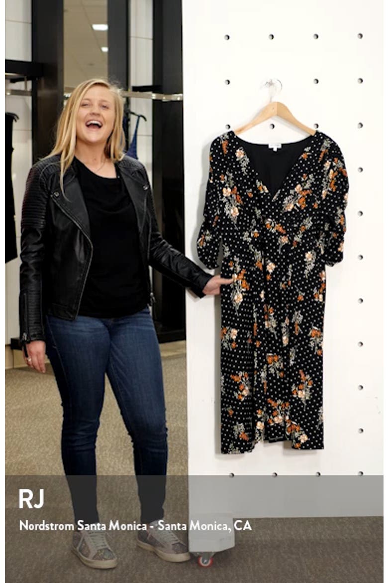 Gabriella Print Jersey A-Line Dress video