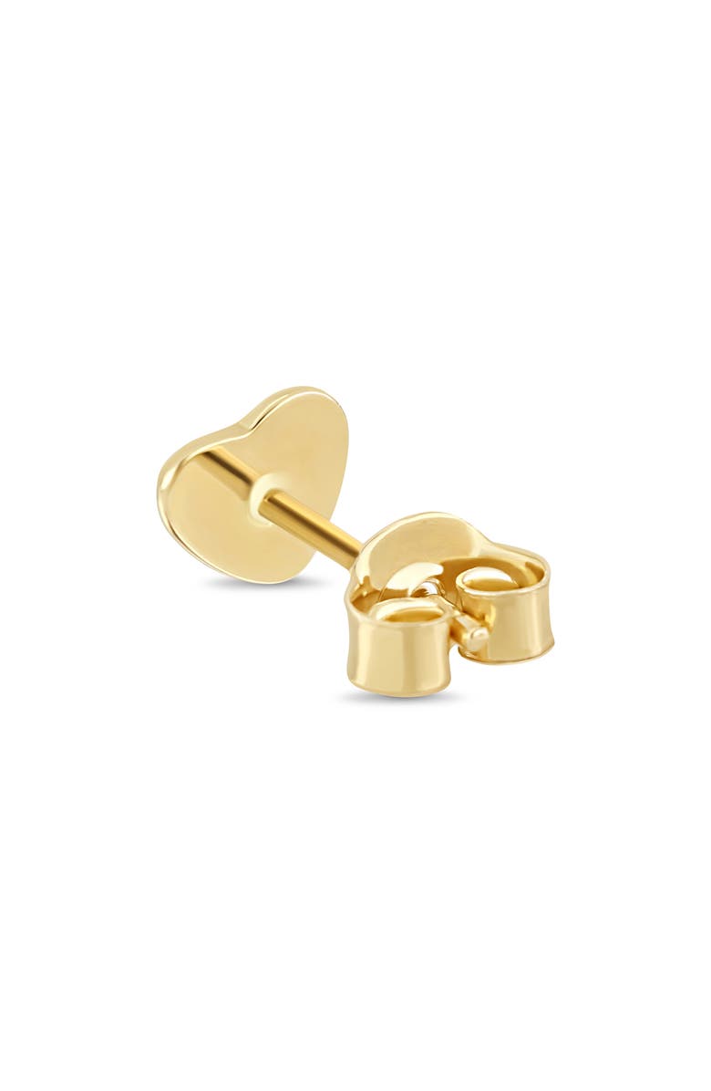 Bony Levy 14K Yellow Gold Puffy Heart Stud Earrings, Alternate, color, Gold