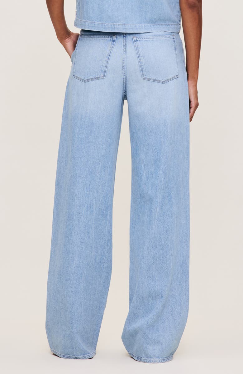 DL1961 Isabel Pleated Mid Rise Wide Leg Jeans, Alternate, color,