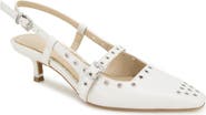 Kenneth Cole Martha Eyelet Slingback Kitten Heel Pump