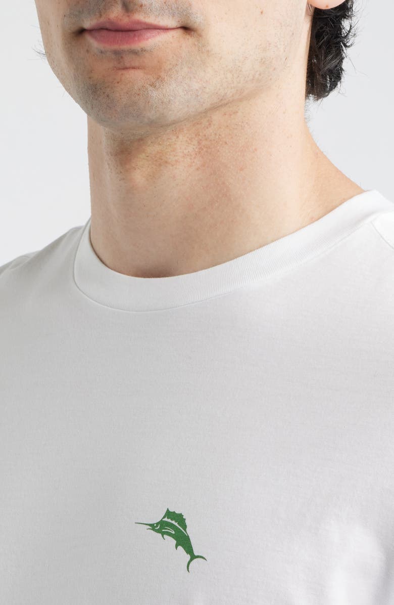 Tommy Bahama Wedge & Wave Cotton Graphic T-Shirt, Alternate, color, White