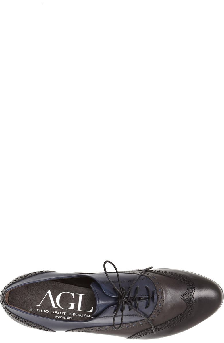 AGL Attilio Giusti Leombruni Tri Color Oxford, Alternate, color,