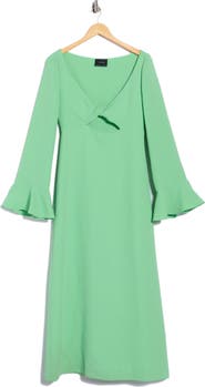 Longchamp Cutout Long Sleeve Maxi Dress
