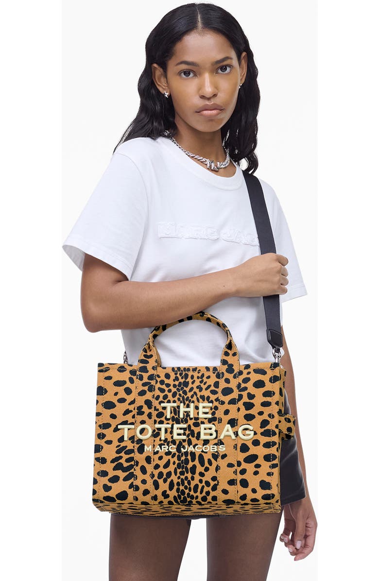 Marc Jacobs The Medium Cheetah Canvas Tote, Alternate, color,