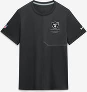 Nike Men's Nike  Black Las Vegas Raiders Sideline UV Dri-FIT Coaches Shirt