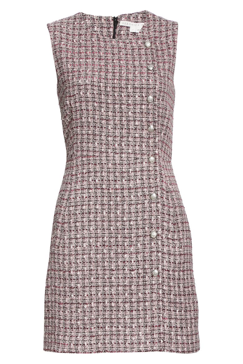 Cutler Tweed Minidress, Alternate, color, MULTI