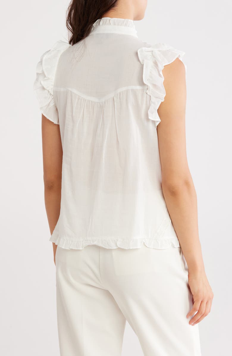 JASON WU Ruffle Sleeveless Top, Alternate, color,