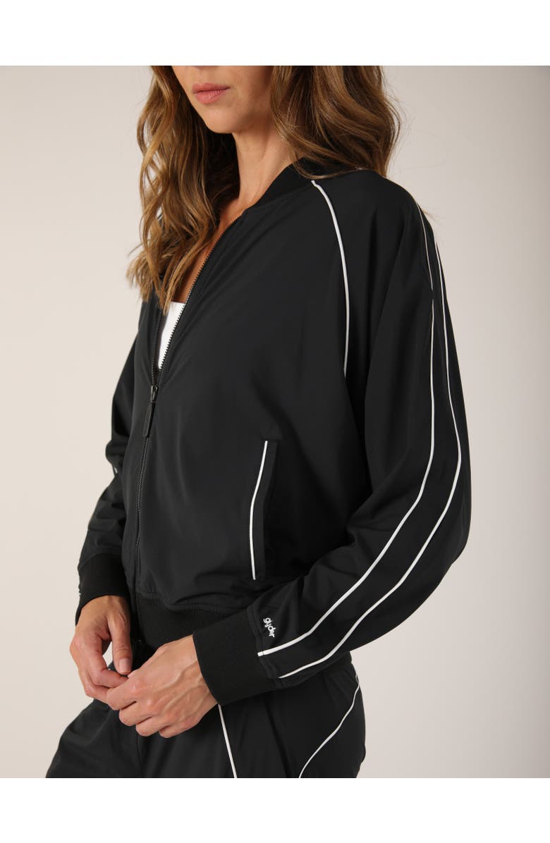 GLYDER Track Mode Jacket, Alternate, color, Black/White