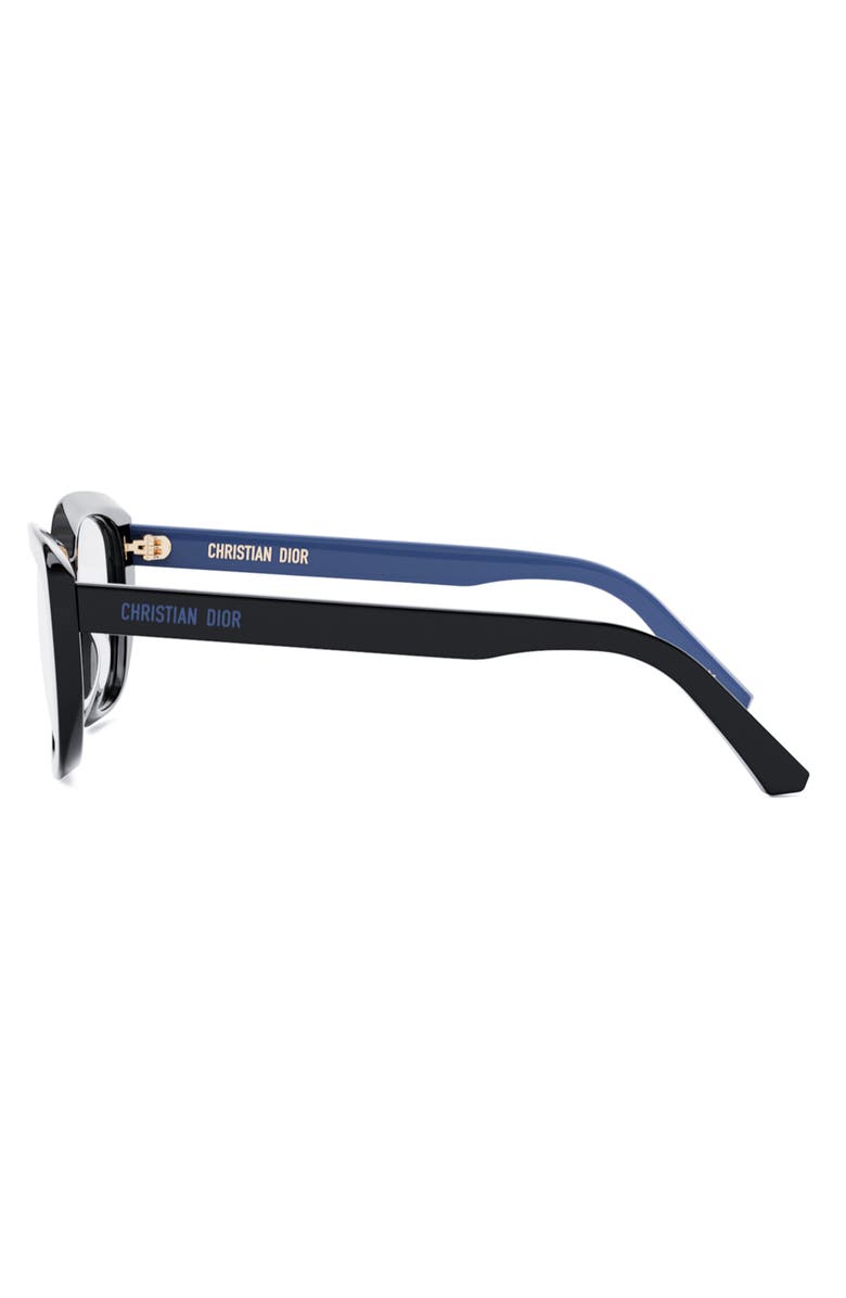 DIOR LaParisienneDiorO S2I 54mm Butterfly Reading Glasses, Alternate, color, 