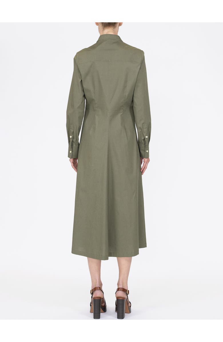 Callas Milano Genny  Long sleeve shirt dress, Alternate, color, Olive