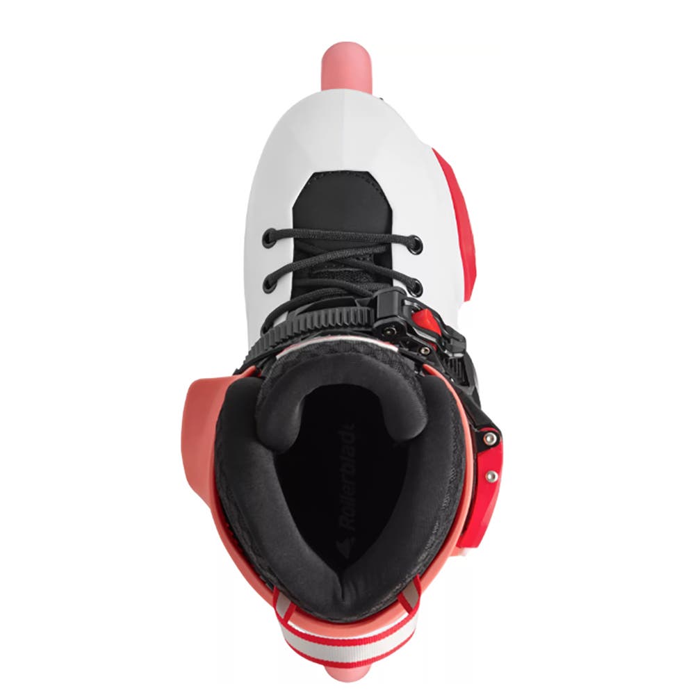 Rollerblade Apex Adjustable Girls Inline Skates, Alternate, color, Platinum/Coral