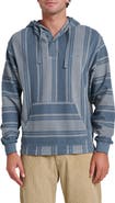 Quiksilver Playa Stripe Henley Hoodie