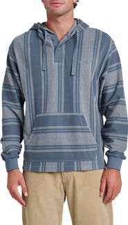 Quiksilver Playa Stripe Henley Hoodie