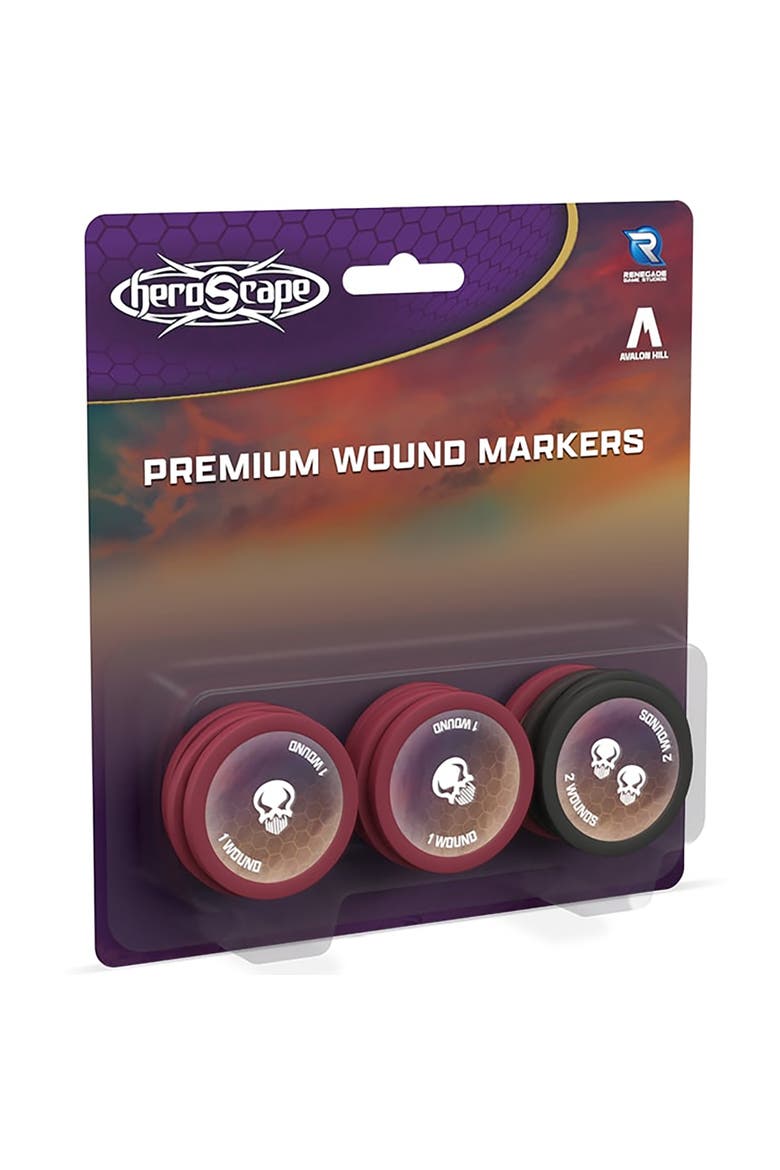Heroscape, Premium Wound Markers, RPG Accessory, Game Add On, Main, color, Multicolored