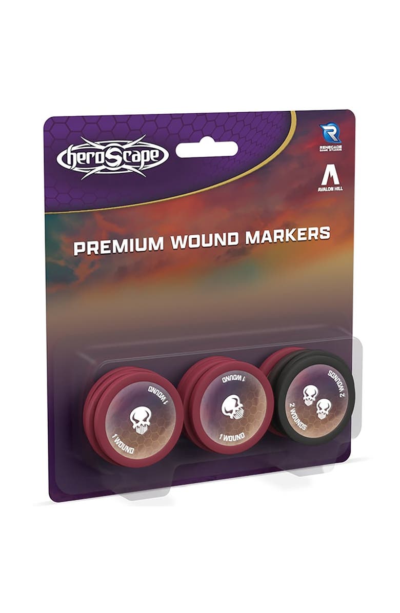Renegade Game Studios Heroscape, Premium Wound Markers, RPG Accessory, Game Add On, Main, color, Multicolored