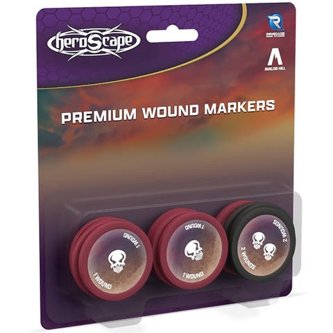 Heroscape, Premium Wound Markers, RPG Accessory, Game Add On