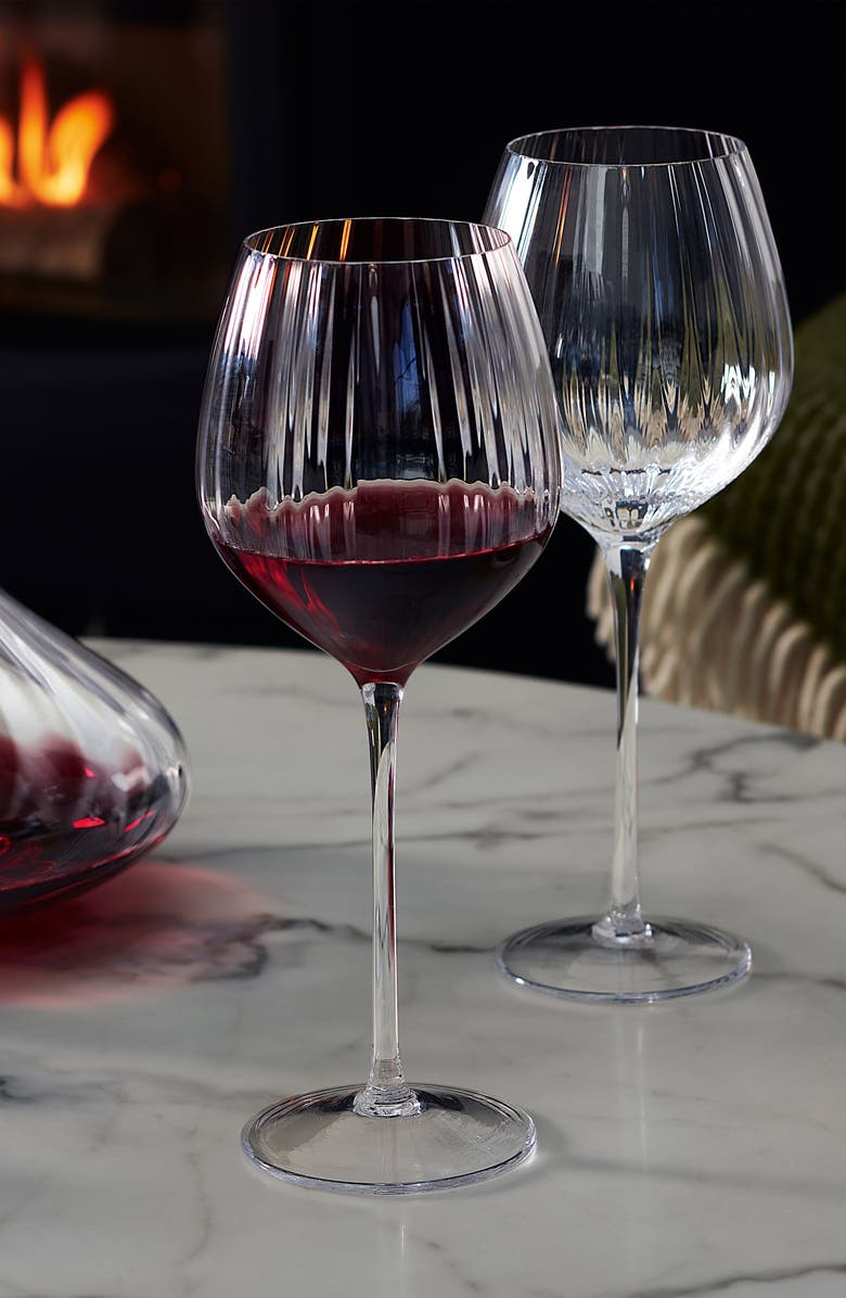 LSA Aurelia Set of 2 Wine Glasses, Alternate, color, Clear