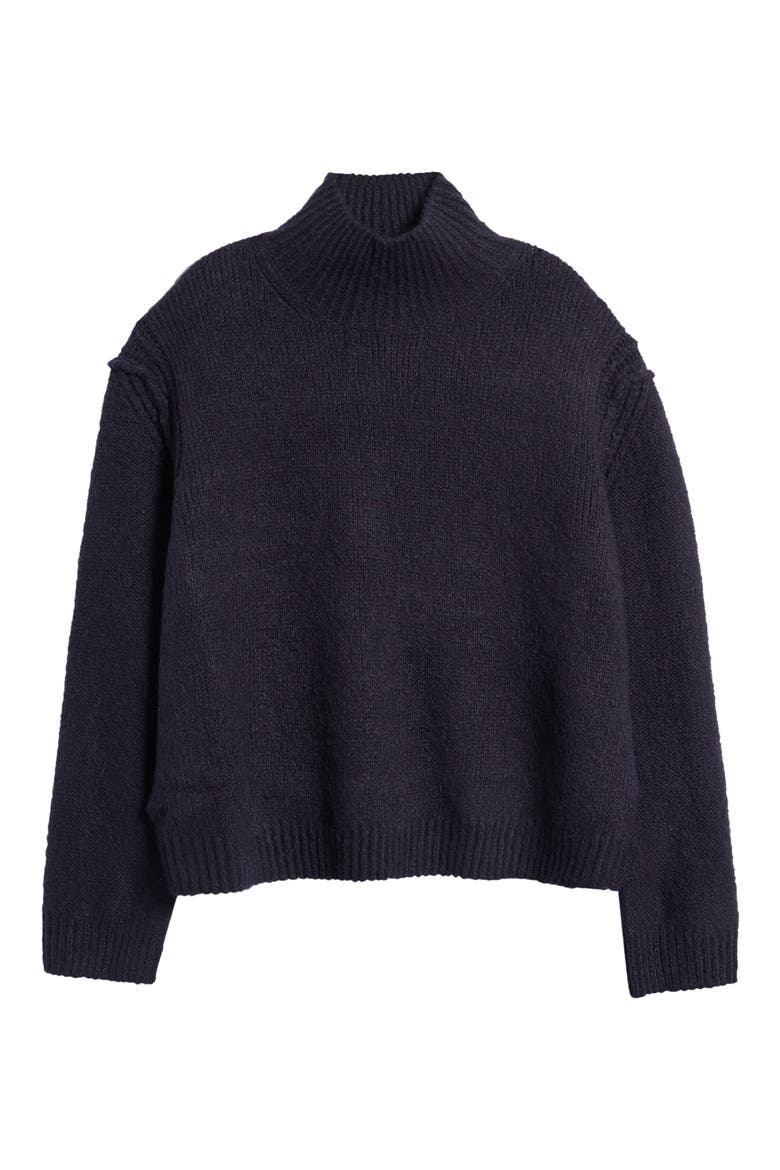 Turtleneck Sweater, Alternate, color, NAVY