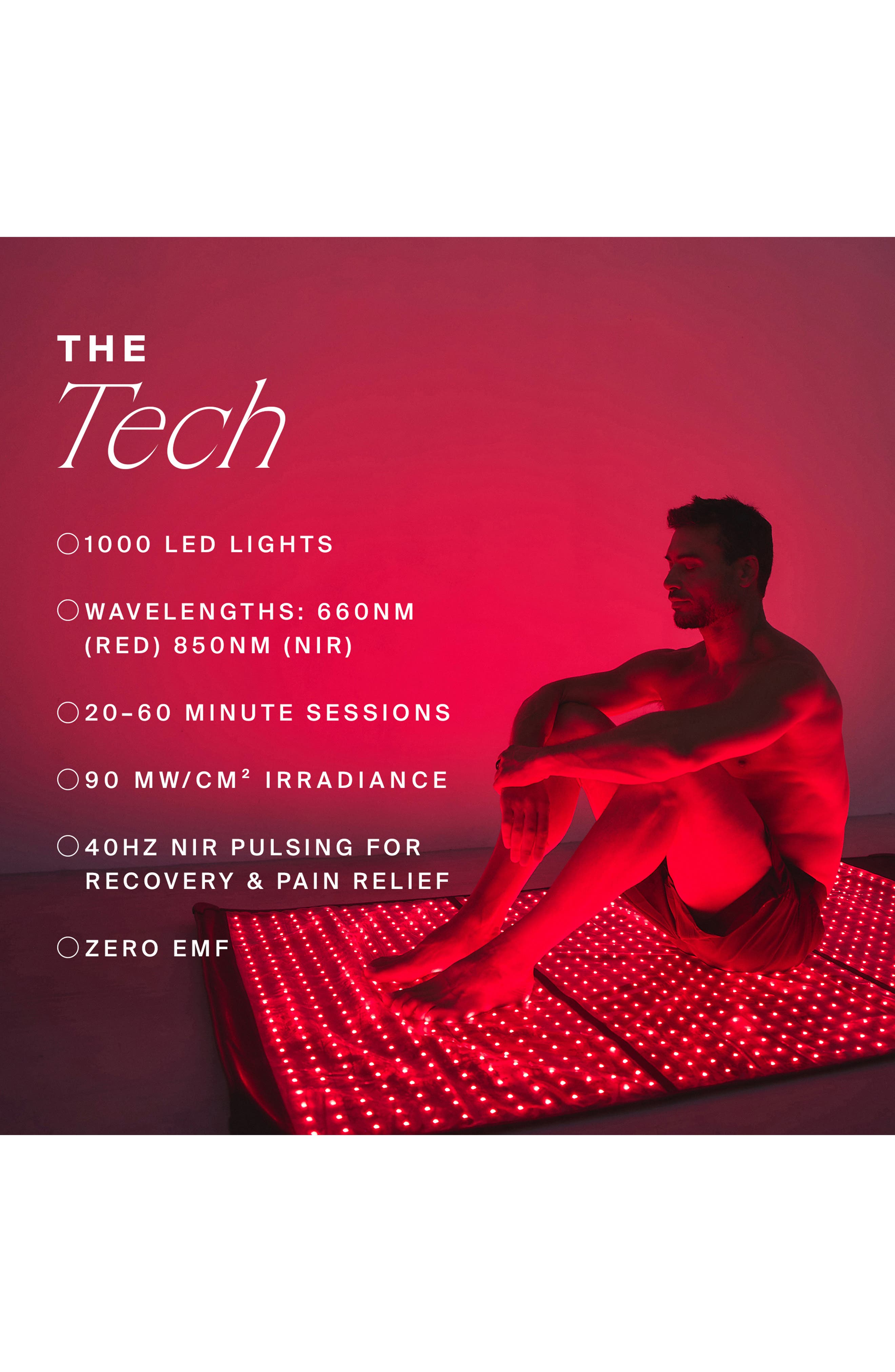 HigherDOSE Full Body Red Light Mat (Women) | Nordstrom