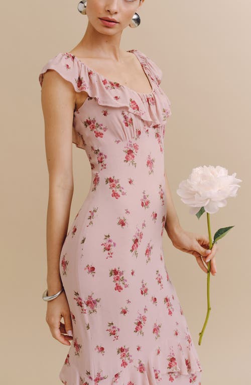 Reformation Tripoli Ruffle Tiered Maxi Dress