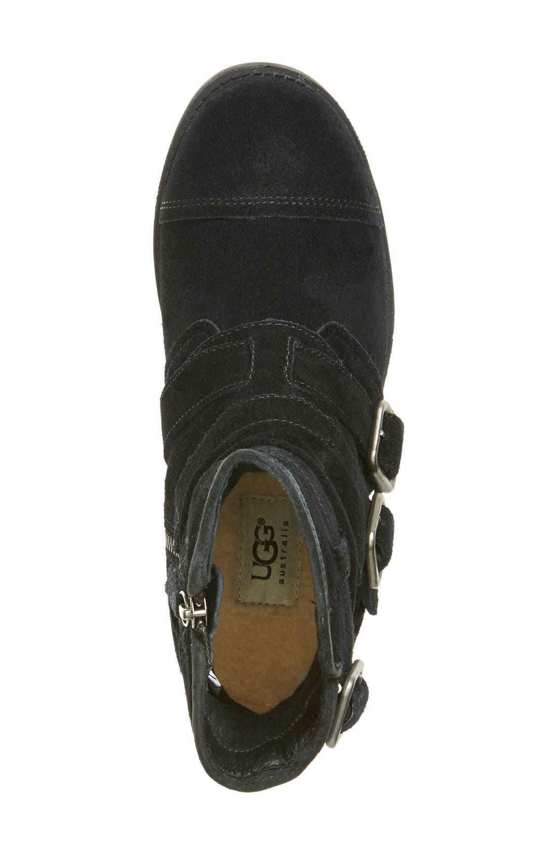 UGG<sup>®</sup> Australia 'Finney' Suede Moto Boot, Alternate, color, 