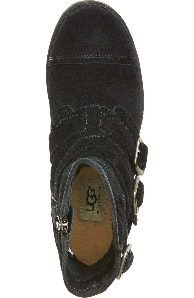 UGG<sup>®</sup> Australia 'Finney' Suede Moto Boot, Alternate, color,