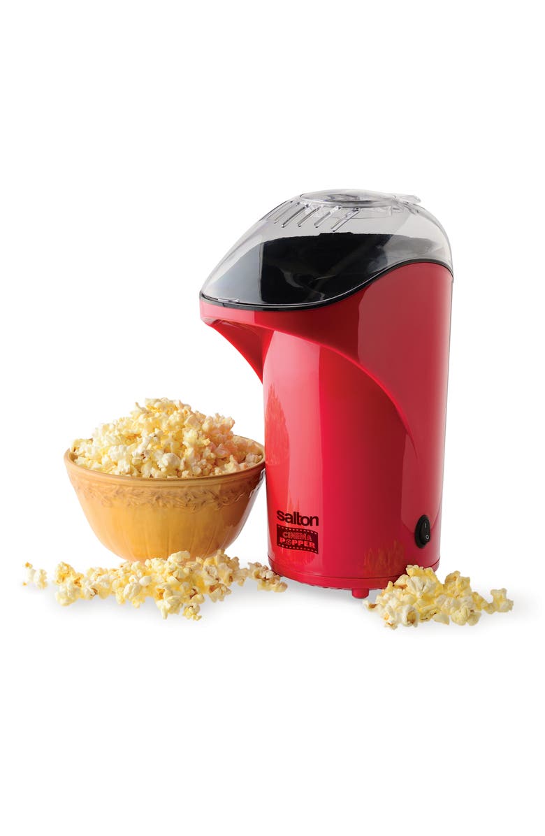 Salton Cinema Popper Popcorn Maker, Main, color, Red