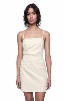 Rebecca Minkoff Riley Pleated Embellished Minidress