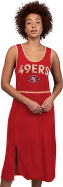 G-III 4HER BY CARL BANKS Women's G-III 4Her by Carl Banks  Scarlet San Francisco 49ers Center Field Maxi Dress