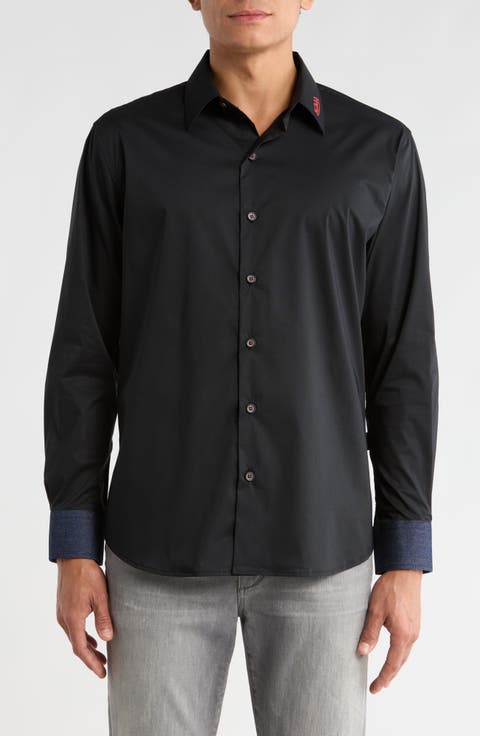 Lion Logo Graphic Long Sleeve Shirt